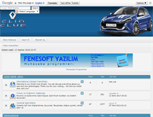 Tablet Screenshot of forum.clioiii.com